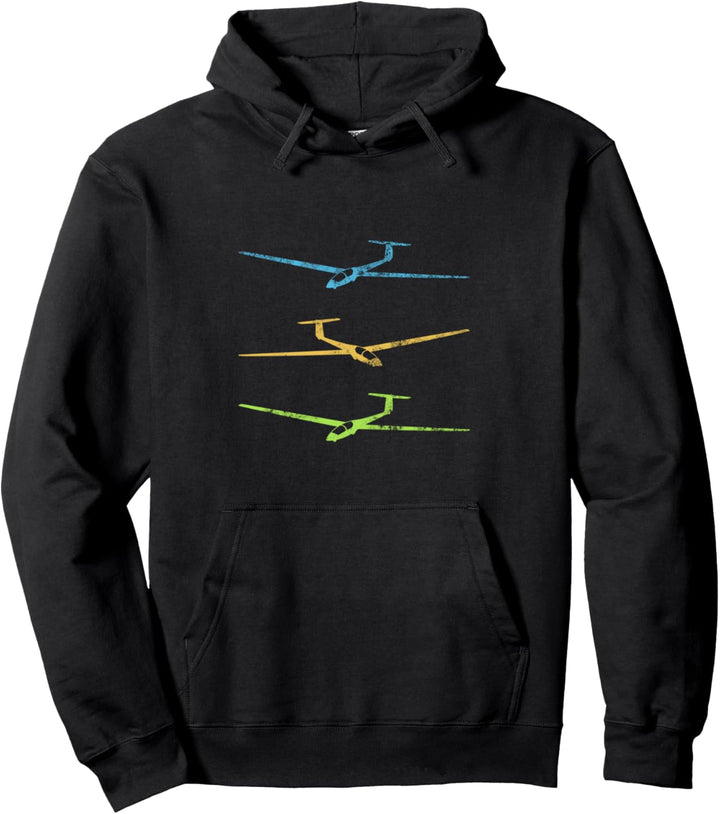 Segelflugzeug Retro Segelfliegen Vintage Segelflieger Pullover Hoodie