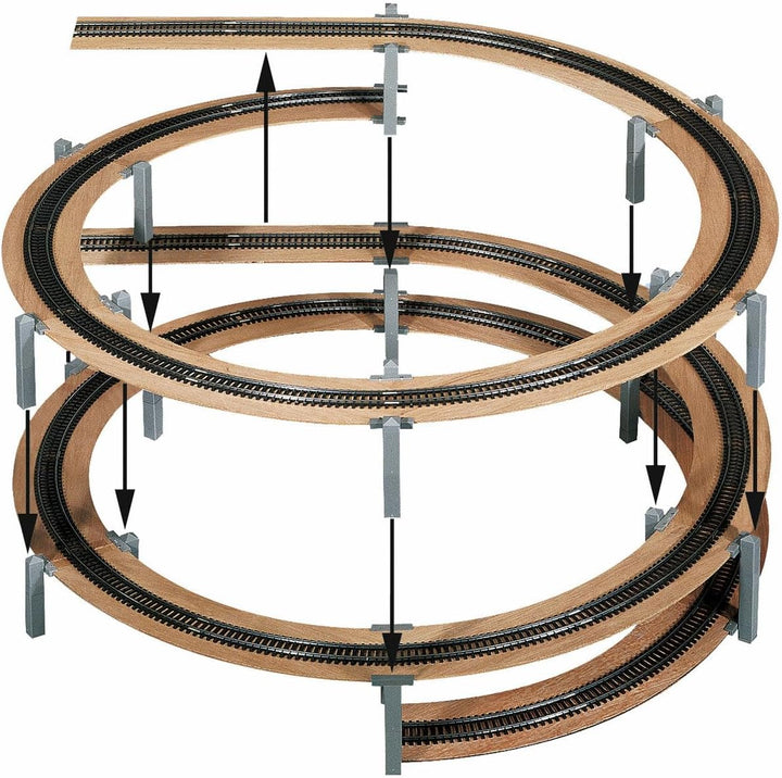 53001 - NOCH - Gleiswendel Grundkreis - HO - 360 mm, 1-gleisig