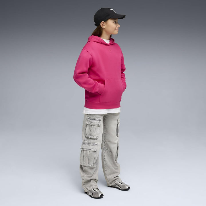 PUMA Mädchen Essentials Fleece Relaxed Hoodie 164 Rosa, 164 Rosa