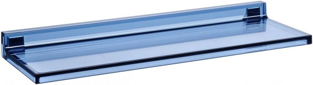 Kartell Shelfish, Bambus, blau, 15 x 4 x 45 cm Blu Tramonto, Blu Tramonto
