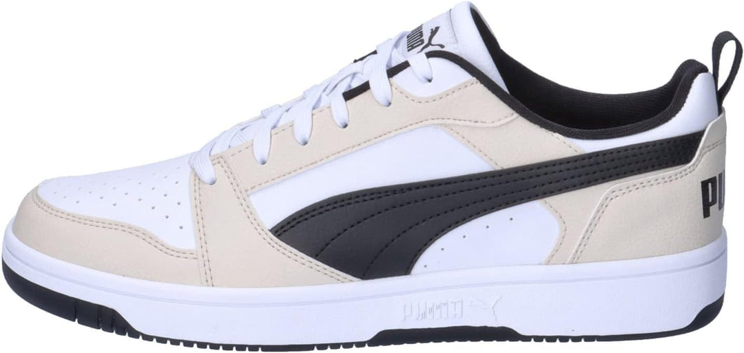 PUMA Herren Rebound V6 Low Leichtathletik-Schuh 36 EU Alpine Snow New Navy Puma White, 36 EU Alpine