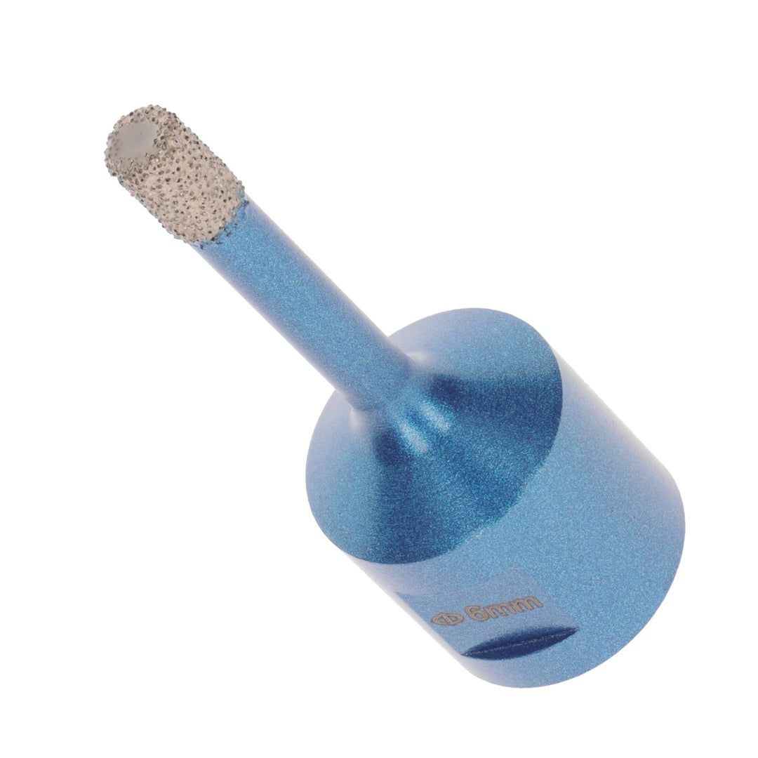 PRODIAMANT Diamant Fliesenbohrer 6mm x M14 Fliese, Feinsteinzeug, Keramik für Winkelschleifer, 6mm