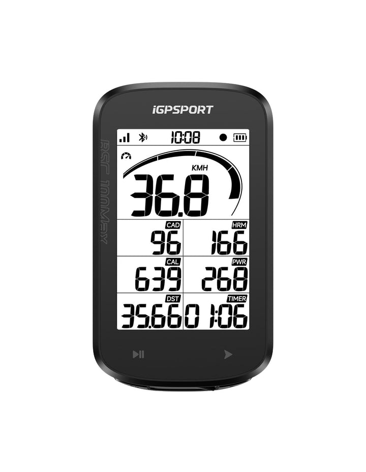 iGPSPORT BSC100MAX Fahrradcomputer Kabellos, 3 Zoll Display Automatische Aufnahme, 40H Akkulaufzeit,