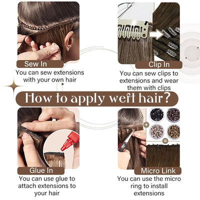 Hetto Balayage Echthaar Tressen Extensions Remy Tressen Echthaar Extensions Naturlich Tressen Extens
