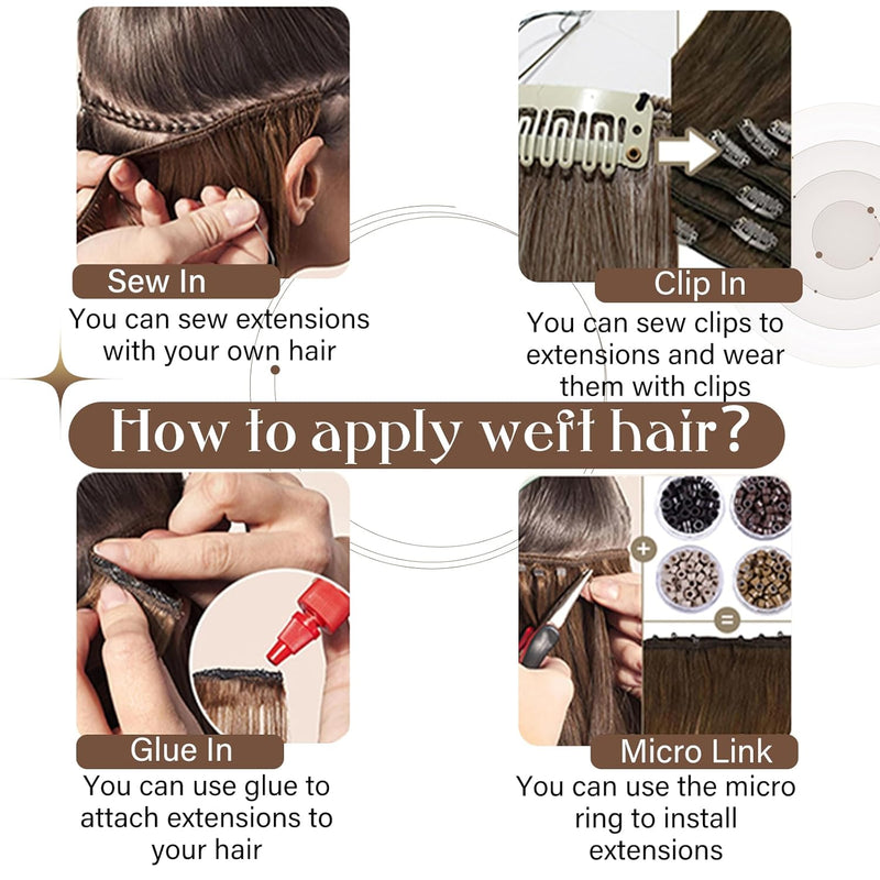 Hetto Balayage Echthaar Tressen Extensions Remy Tressen Echthaar Extensions Naturlich Tressen Extens