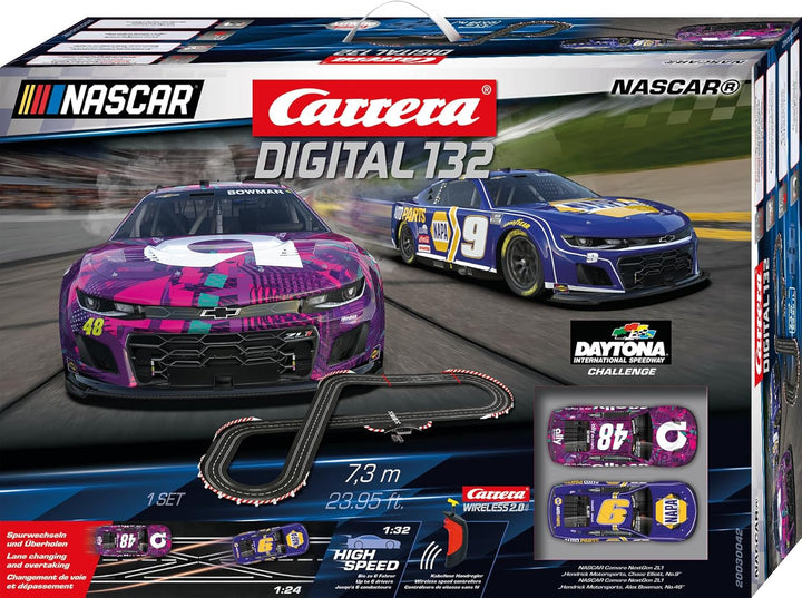 Carrera - 20030042 - Carrera Digital 132 | NASCAR Rennbahn-Set | Carrera Bahn und lizensierte Slotca