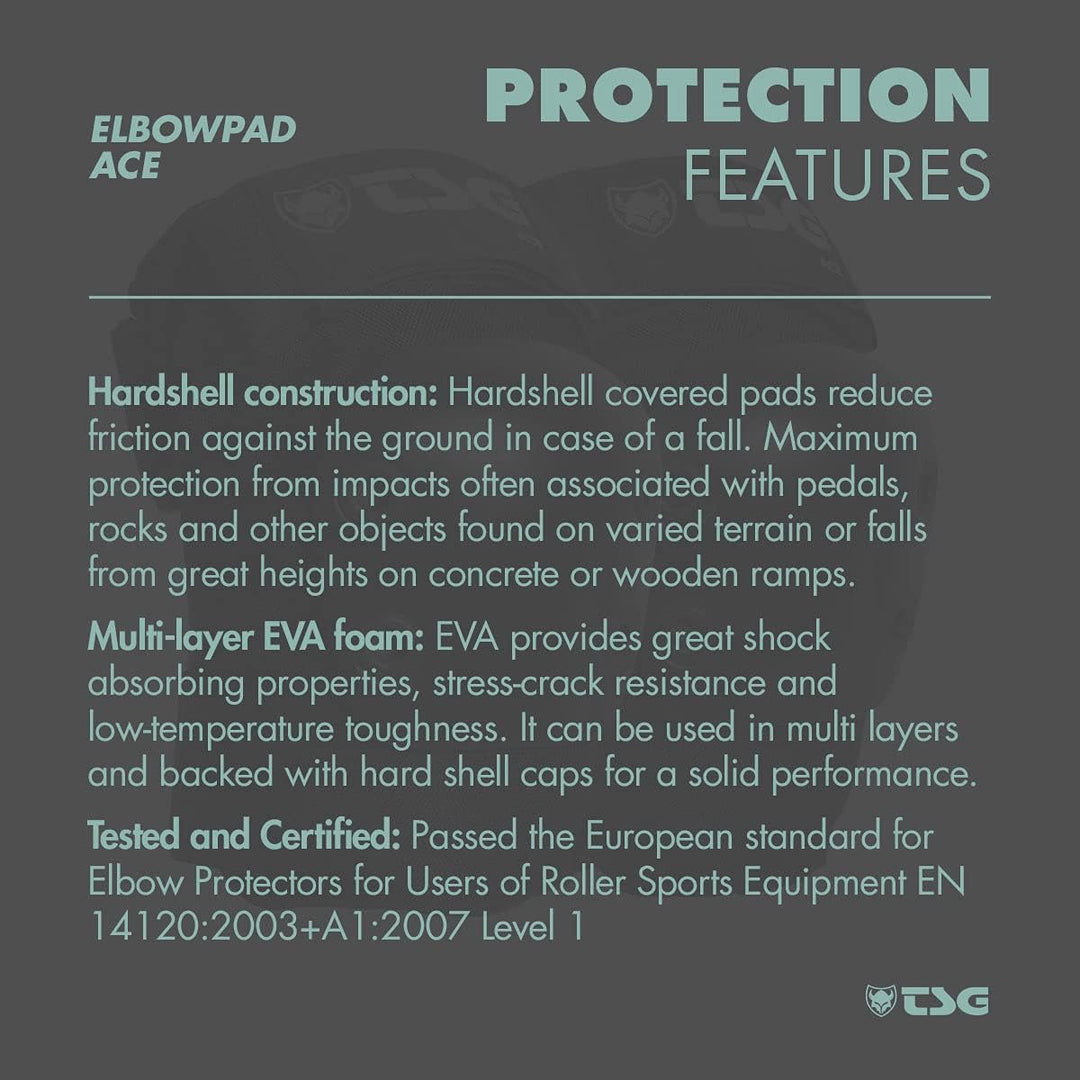 TSG Elbowpad Ace Schützer S Schwarz, S Schwarz