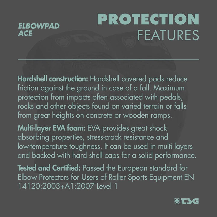 TSG Elbowpad Ace Schützer S Schwarz, S Schwarz