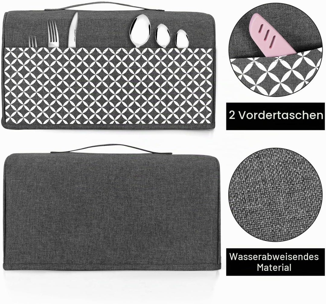 Yarwo 4 Scheiben-Doppelschlitz-Toasterabdeckung, Toaster Zubehör mit Oberem Griff, Nylon Toasterabde