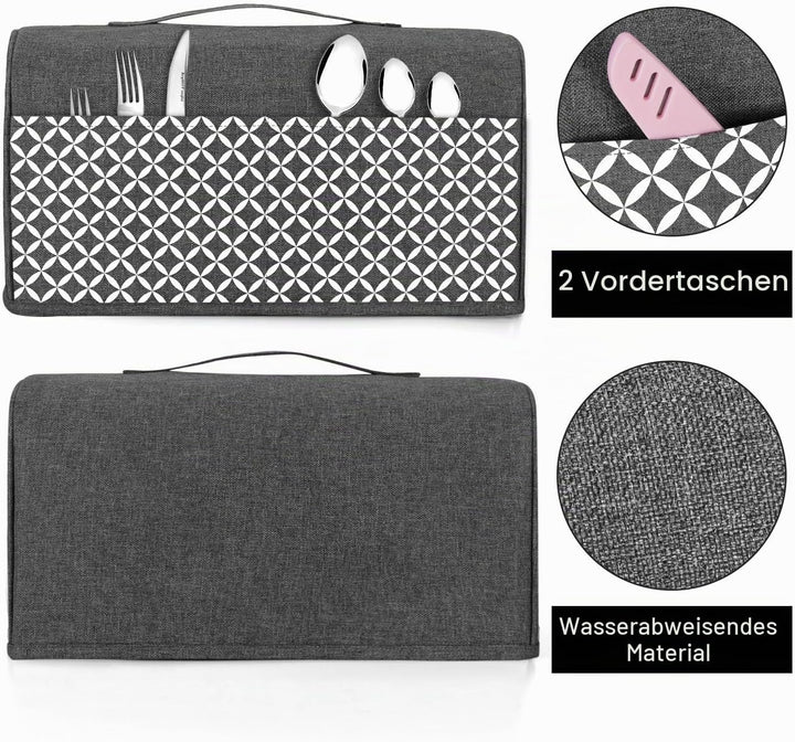 Yarwo 4 Scheiben-Doppelschlitz-Toasterabdeckung, Toaster Zubehör mit Oberem Griff, Nylon Toasterabde