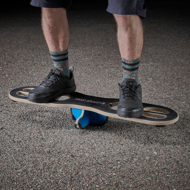 MTB Hopper CORE Balance Board aus Holz für Liegestütz und Oberkörpertraining – Balance Trainer mit G