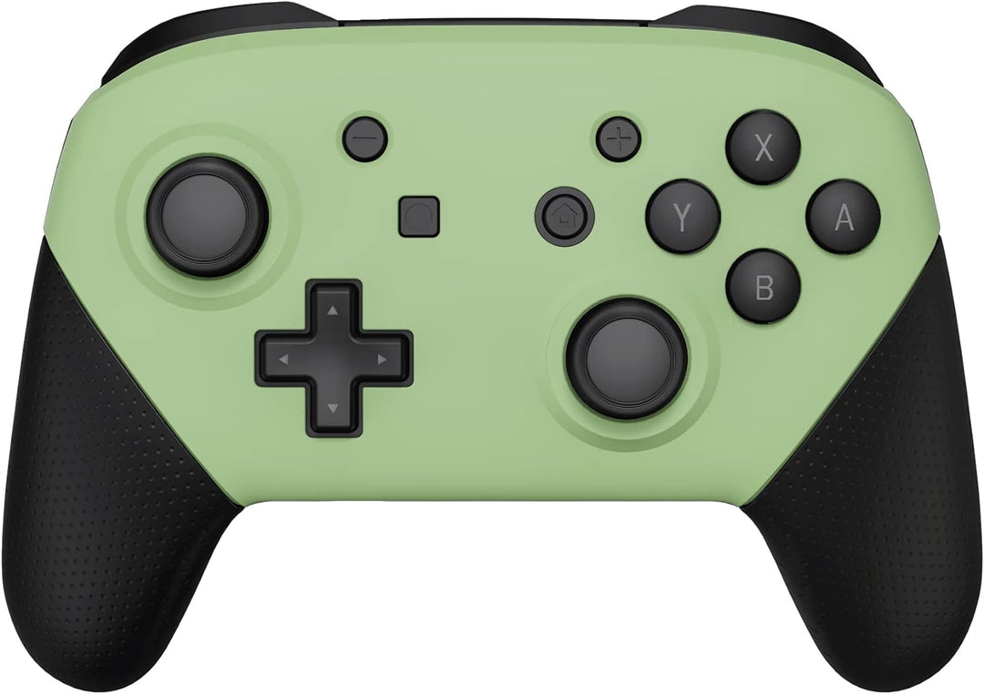 eXtremeRate Ersatz Grips Case Cover kompatibel mit Nintendo Switch Pro Controller, Custom Matt Front