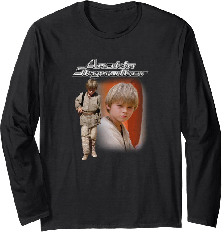 Star Wars Anakin Skywalker Screenshot Phantom Menace Langarmshirt