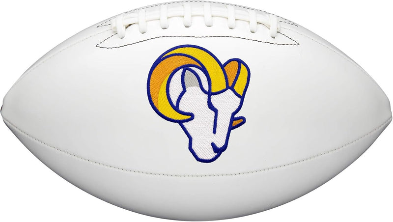 Wilson NFL Logo Autograph Football Autogramm, Live LOS ANGELES RAMS, Autogramm, Live LOS ANGELES RAM