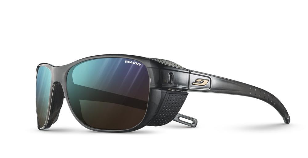 Julbo Unisex Camino M Sunglasses Einheitsgrösse Schwarz Durchscheinend Matt / Grau, Einheitsgrösse S