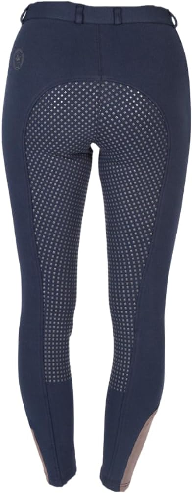 PFIFF Damen 102754 Reithose, Blau-grau, 42