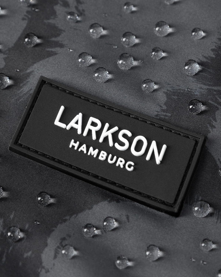 Larkson Hundemantel Grau Leo - Jonte - Regenmantel für Kleine & Mittelgrosse Hunde - 10000 mm Wasser
