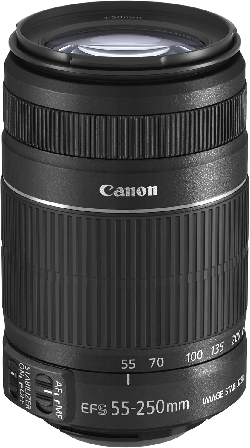 Canon EF-S 55-250mm 4,0-5, 6 IS II Objektiv für EOS (bildstabilisiert)