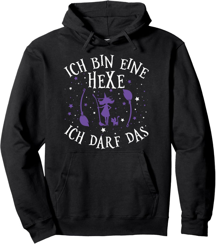 Hexen Spruch Ich Bin Eine Hexe Ich Darf Das Hexerei Pullover Hoodie