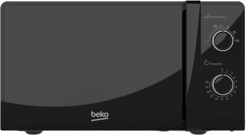 Beko MOC20100BFB Mikrowelle Solo 20 Liter, 700 W, Timer max. 30 min, 5 Stufen, Auftau- und Aufwärmfu