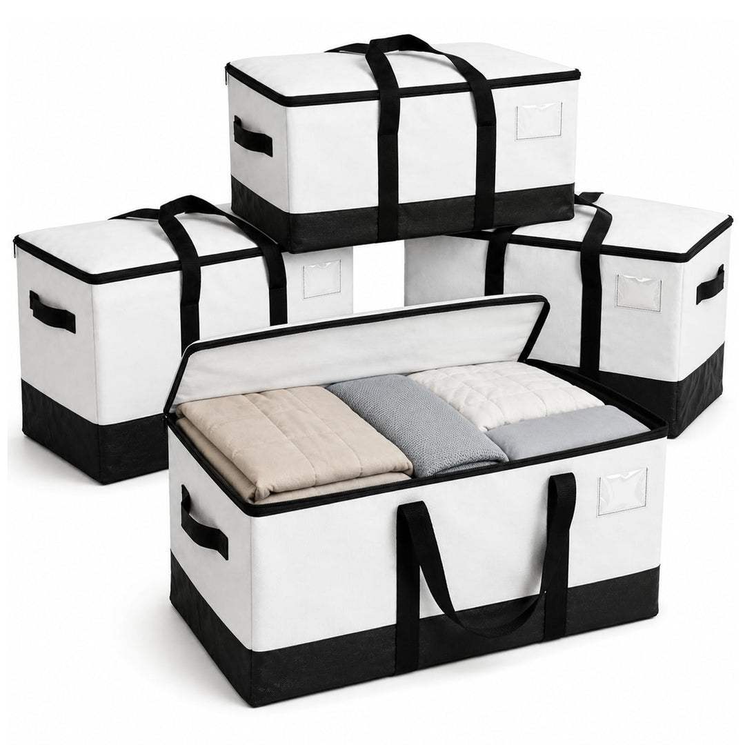 4-Pack Umzugstaschen mit Rucksackgurten, schwere Duty, Alternative zu Umzugskisten, Verpackungszubeh