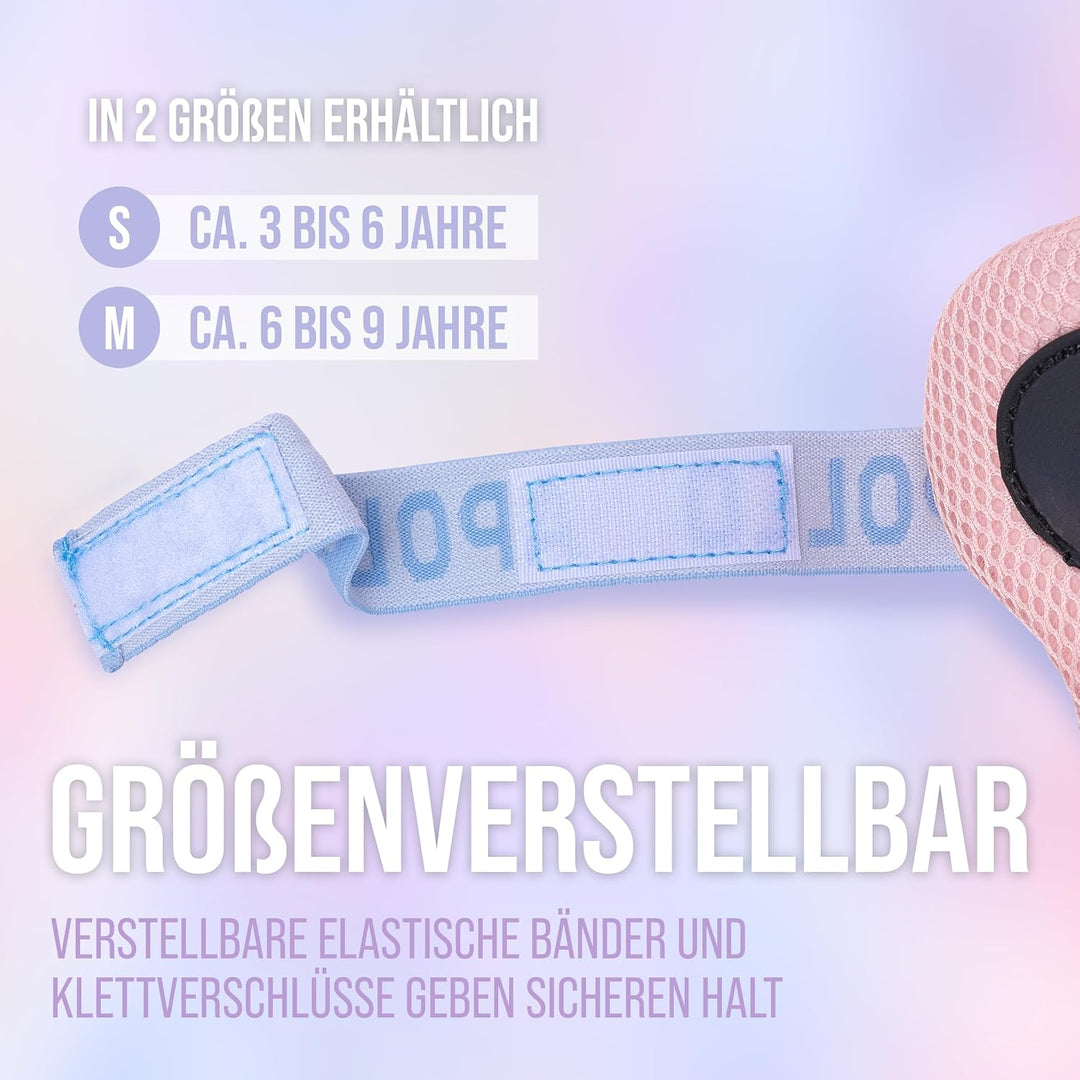 Apollo Schoner Set für Kinder, Knie und Ellenbogenschützer Kinder und für Handgelenk, Protektoren Ki