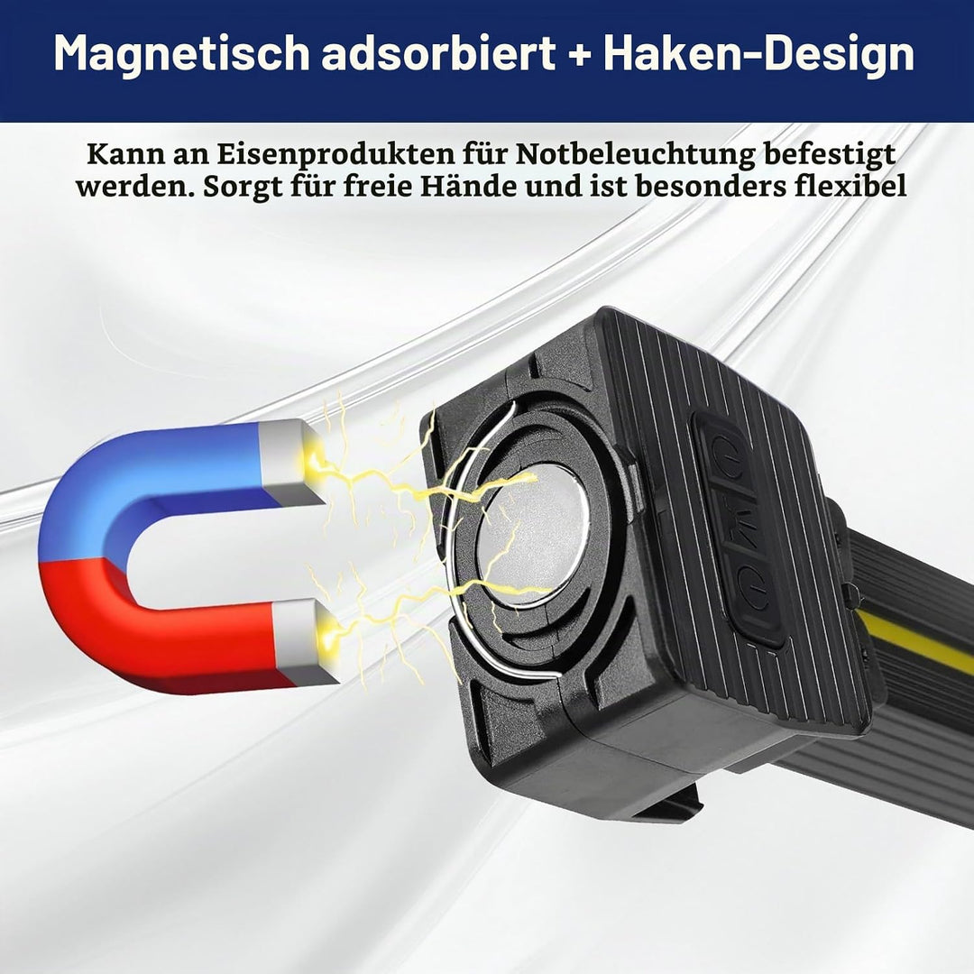 Posing Lampe Gym Magnetisch, Posing Lampe für Gym Selfies, 7th Gear Dimming, Portable Magnetic LED F