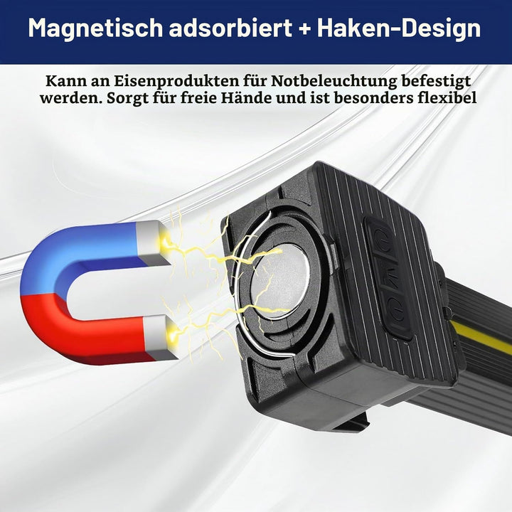 Posing Lampe Gym Magnetisch, Posing Lampe für Gym Selfies, 7th Gear Dimming, Portable Magnetic LED F