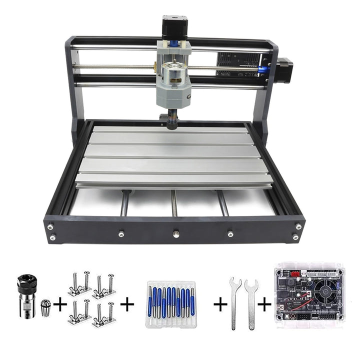 RATTMMOTOR CNC 3018 Pro Engraving Machine,3 Achsen GRBL Streurung, 4G-USB-Flash-Laufwerk, Arbeitbere