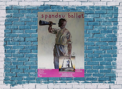 Spandau Ballet - Only When You Leave, 1985 » Konzertplakat/Premium Poster | Live Konzert Veranstaltu