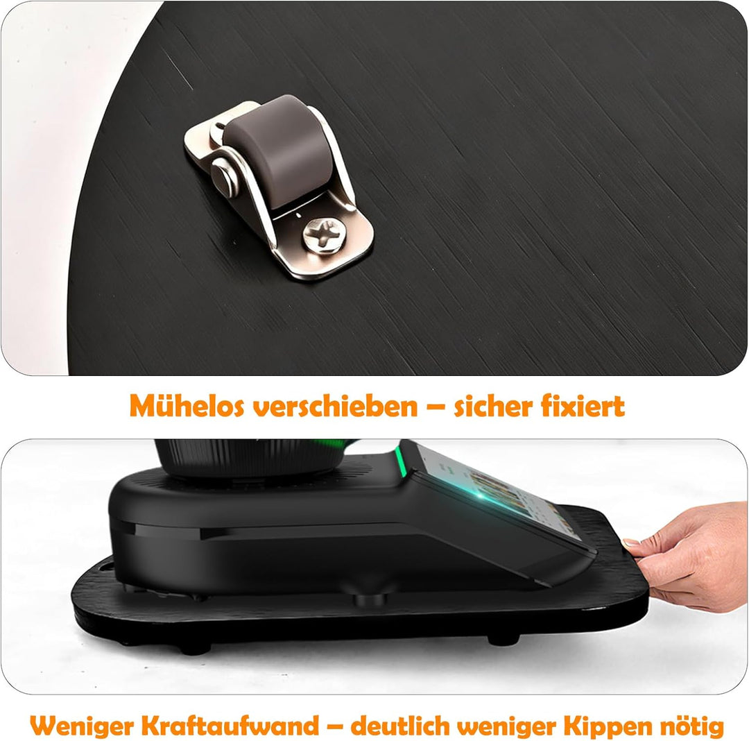 Gleitbrett für Thermomix TM7, Brett mit Rollen für Vorwerk Thermomix TM7 zubehör, Leicht Gleitendes