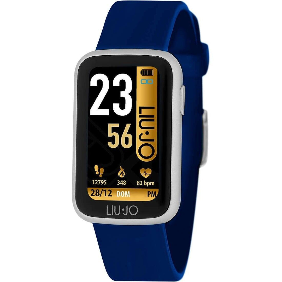 LiuJo Damen Digital Smartwatch Uhr mit Silikon Armband SWLJ040