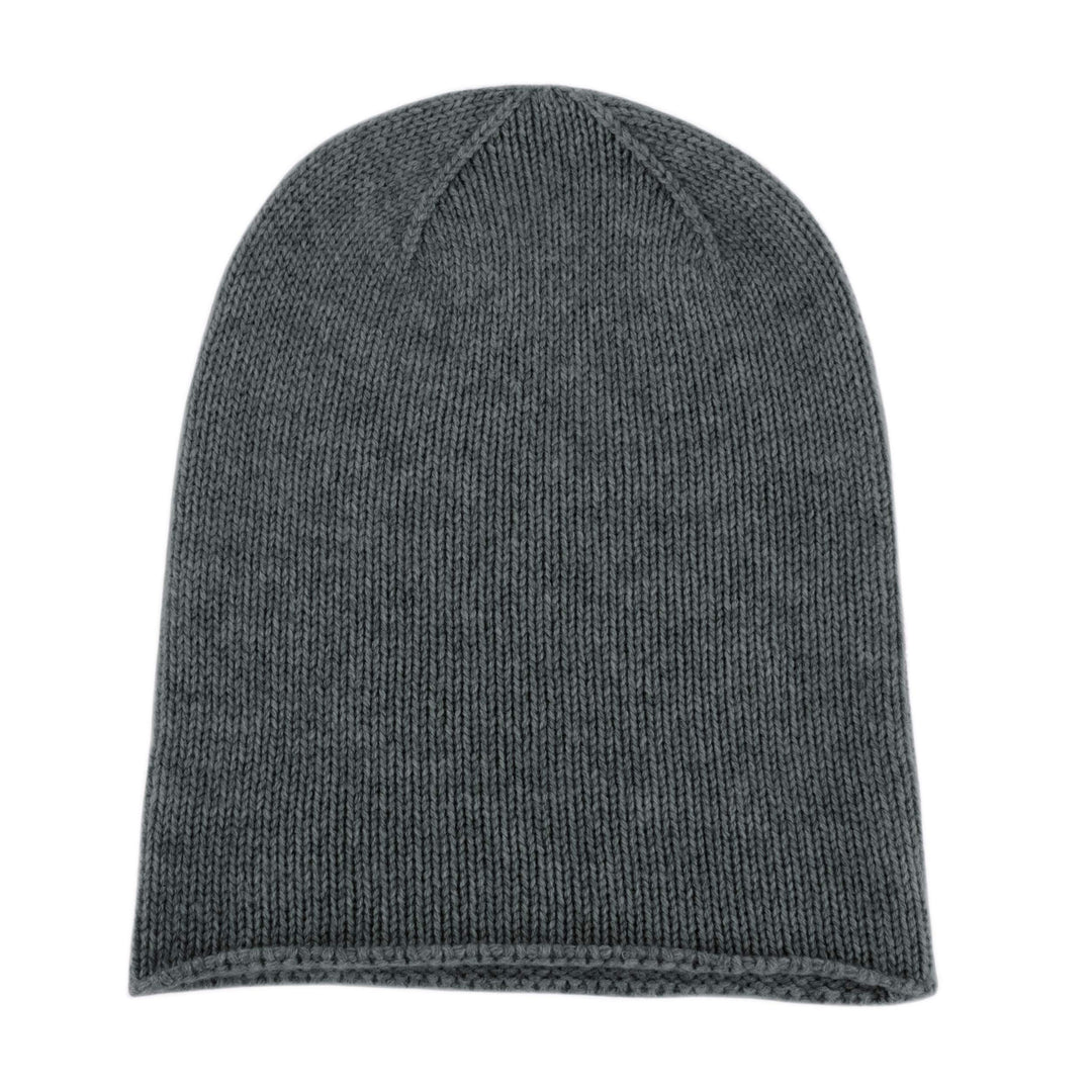Love Cashmere Damen 100% Kaschmir-Mütze Hut - Dunkelgrau - Handgefertigt in Schottland - UVP €120