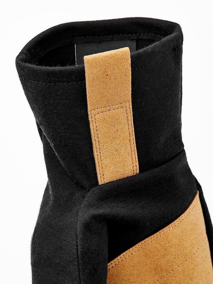 HESTRA Merino Windwool Liner Schwarz - Merino Dünner winddichter Merino Handschuh, Grösse 11 - Farbe