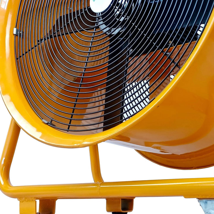 Doctor San - Sanierungstechnik Hallenventilator Bauventilator Metallventilator Baugebläse Windmaschi