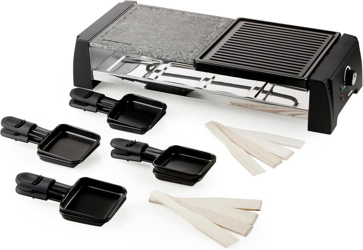 DOMO DO9190G Raclette/Steingrill, Kunststoff, 8
