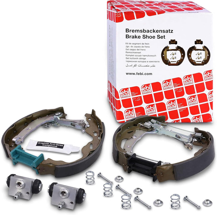 febi bilstein 37534 Bremsbackensatz mit Anbaumaterial , 1 Stück