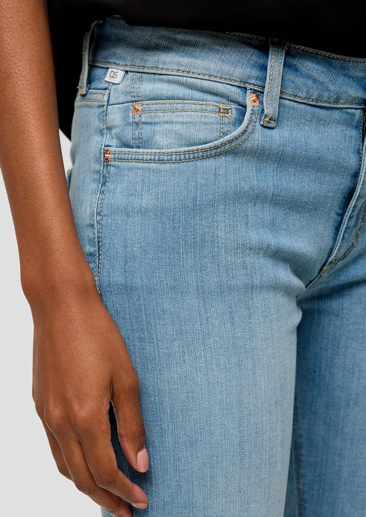 s.Oliver Damen Jeans-Hose, Sadie Skinny 34W / 32L Blau, 34W / 32L Blau
