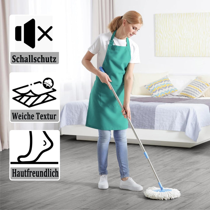 Aufun PVC Bodenbelag Vinylboden Selbstklebend 18 Stück 2.51m², Holzmaserung Bodenfliesen mit Holz-Op