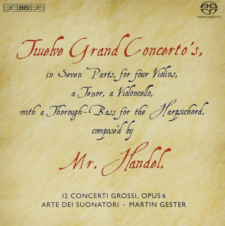 12 Concerti Grossi Op.6, Audio-CD