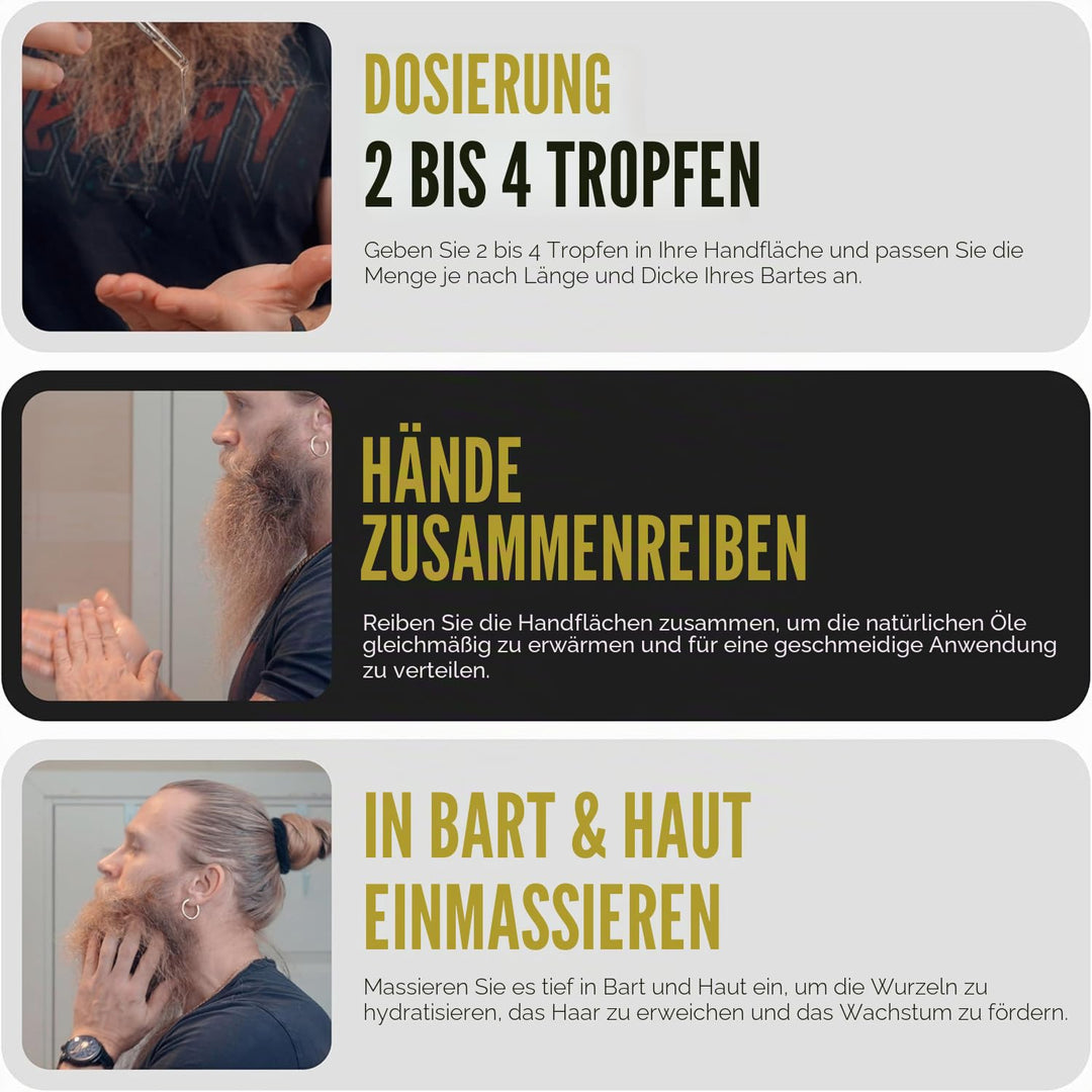 The Beard Struggle Night Liquid Elixir Bartöl für Männer – Bartpflege & Bartwuchsöl für Nacht – Feuc