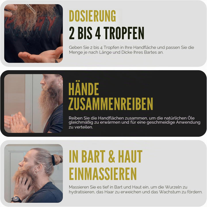 The Beard Struggle Night Liquid Elixir Bartöl für Männer – Bartpflege & Bartwuchsöl für Nacht – Feuc