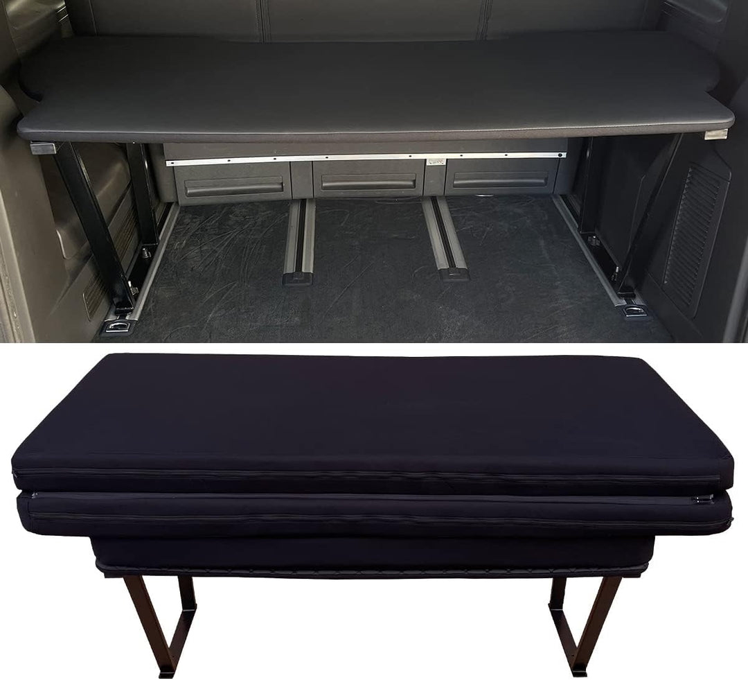 BREMER SITZBEZÜGE Multiflexboard kompatibel mit VW T5 T6 T6.1 Multivan im Set Bettverlängerung Campe