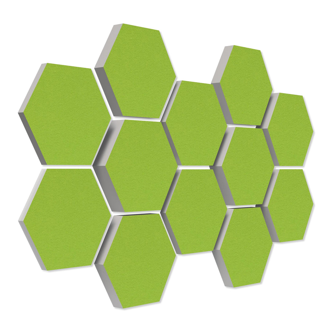 platino24 Schallabsorber COLORE aus Basotec G+ I Akustikpaneele mit Akustikfilz I 3D Wand-Paneele mi