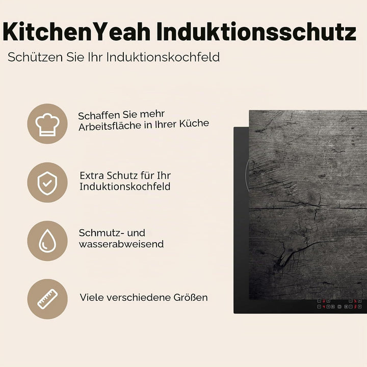 Herdabdeckplatte Einteilig Induktionsmatte Küche Abdeckung Ceranfeld Herd Abdeckplatte Deko Vinyl Ma