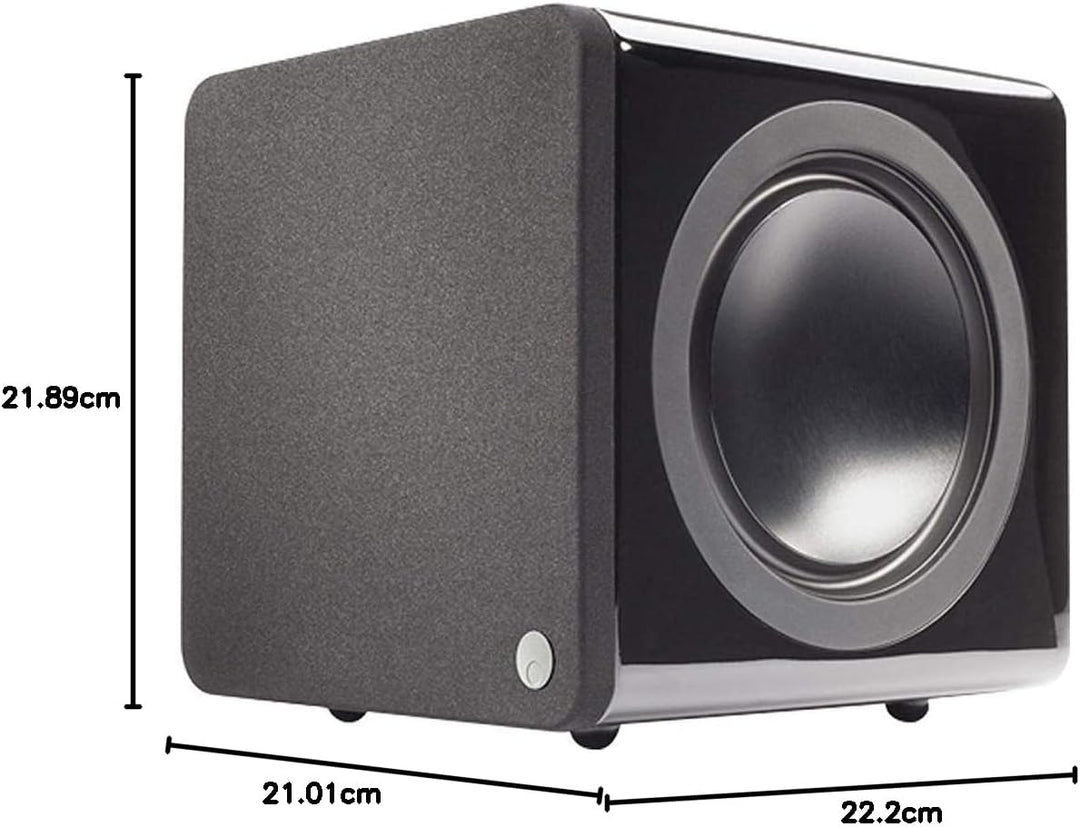 Cambridge Audio Minx X201-200 Watt Aktiv-Subwoofer mit Zwei zusätzlichen Basstreibern und voll einst
