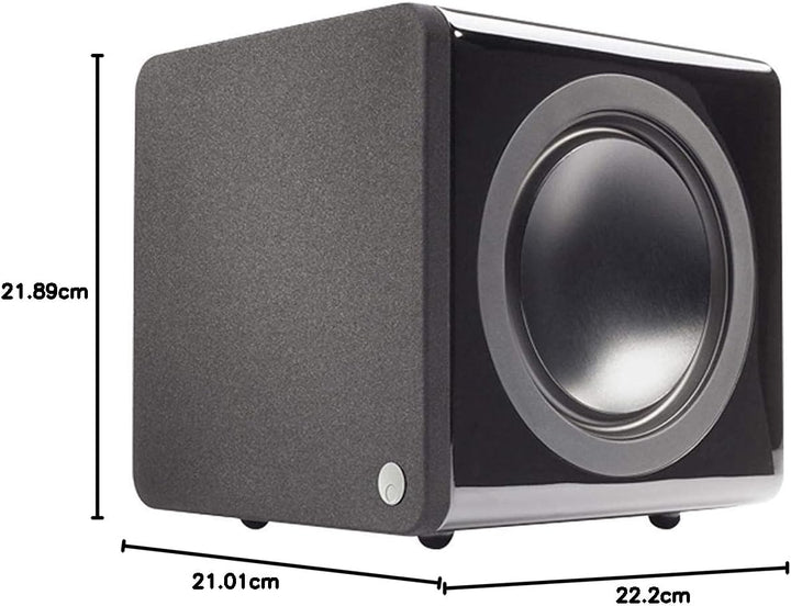 Cambridge Audio Minx X201-200 Watt Aktiv-Subwoofer mit Zwei zusätzlichen Basstreibern und voll einst