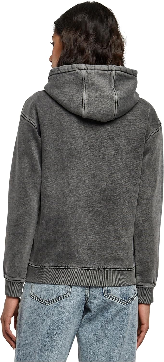 Urban Classics Damen Kapuzenpullover, Schwarz
