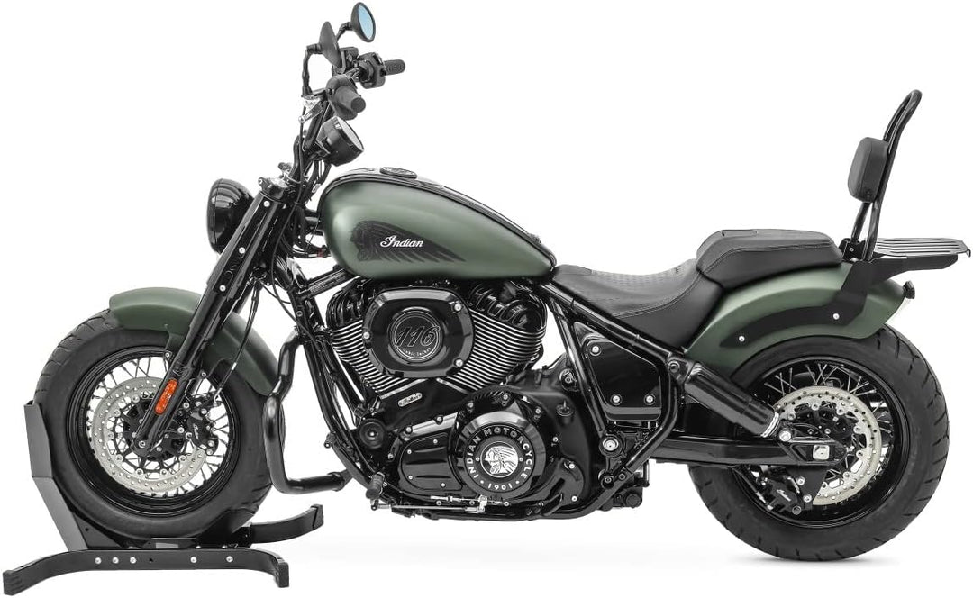 Sissy Bar M3 kompatibel für Indian Chief Bobber 21-22 mit Gepäckträger schwarz