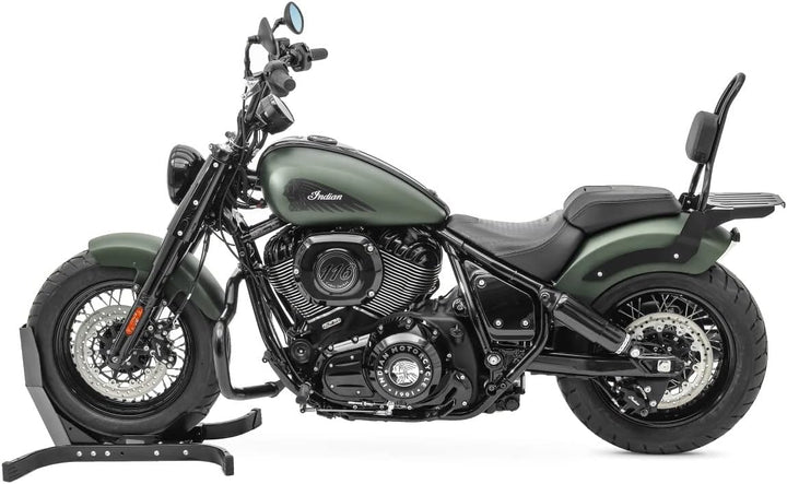 Sissy Bar M3 kompatibel für Indian Chief Bobber 21-22 mit Gepäckträger schwarz